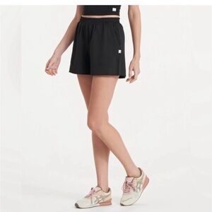 Vuori Black Boyfriend Shorts